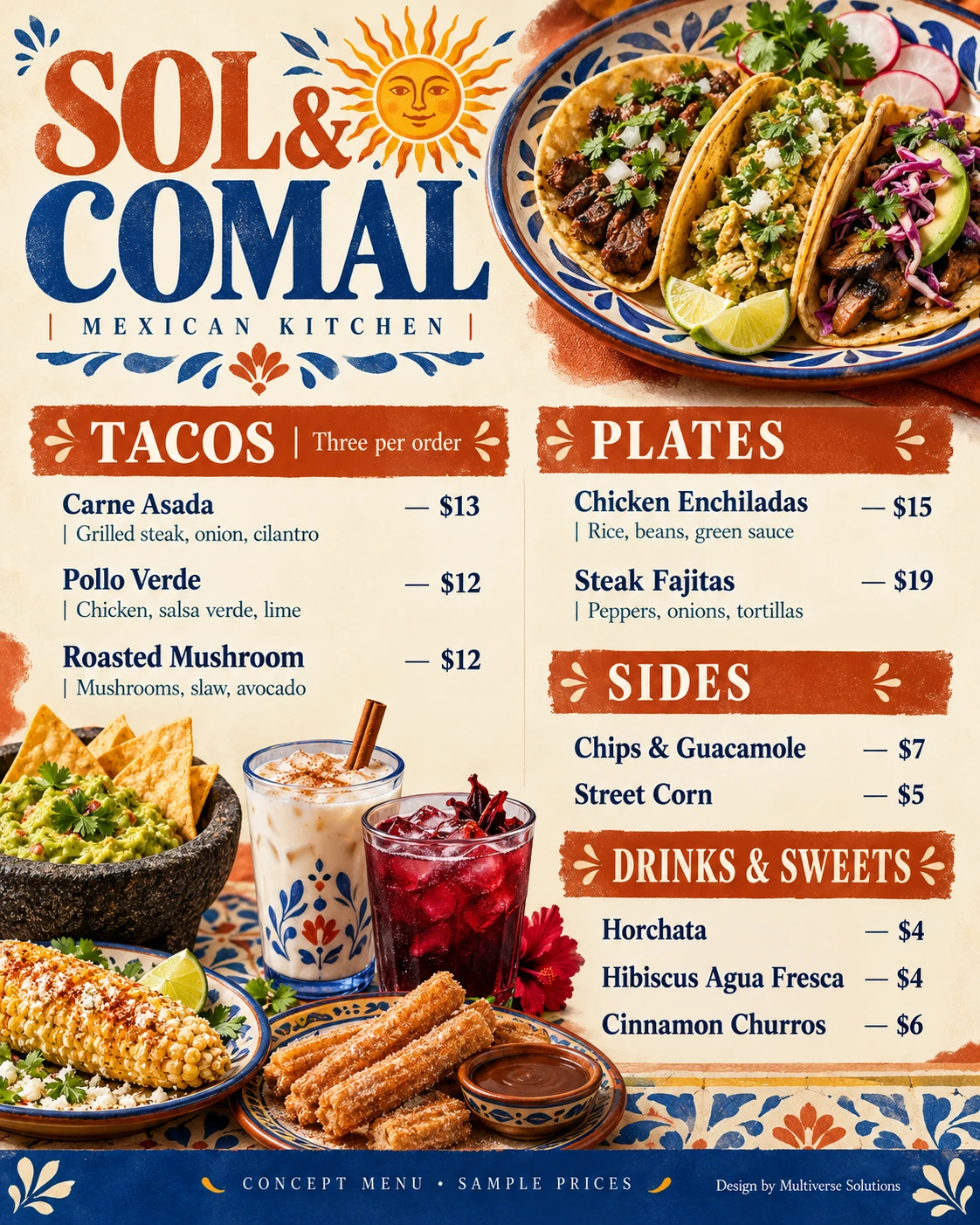 Sol & Comal · illustrated