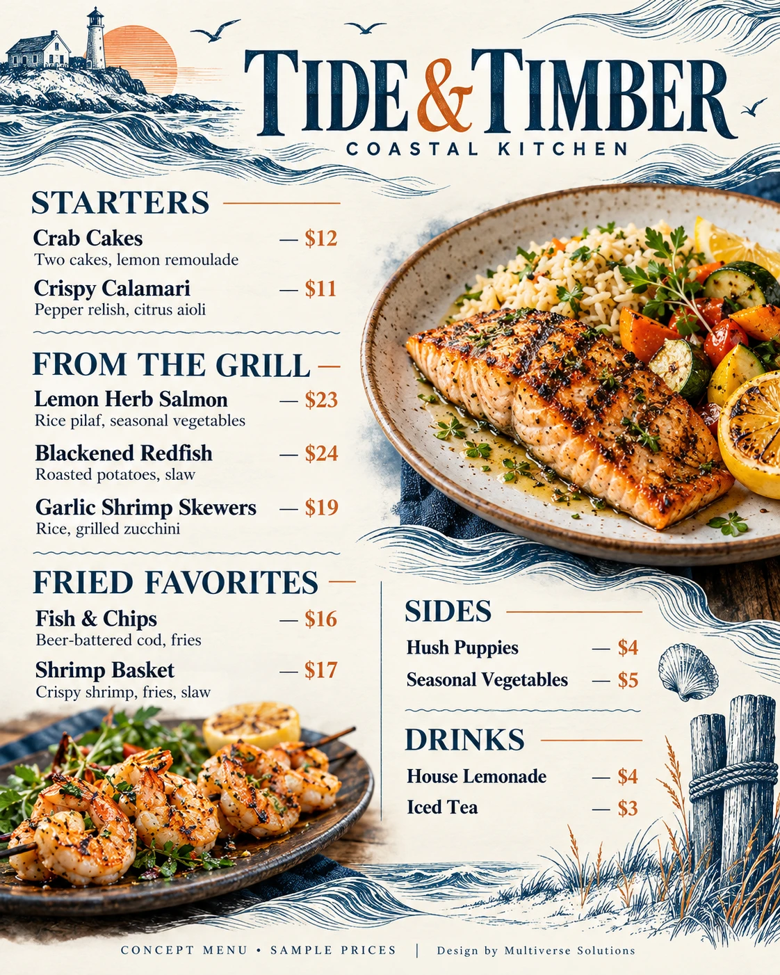 Tide & Timber · coastal