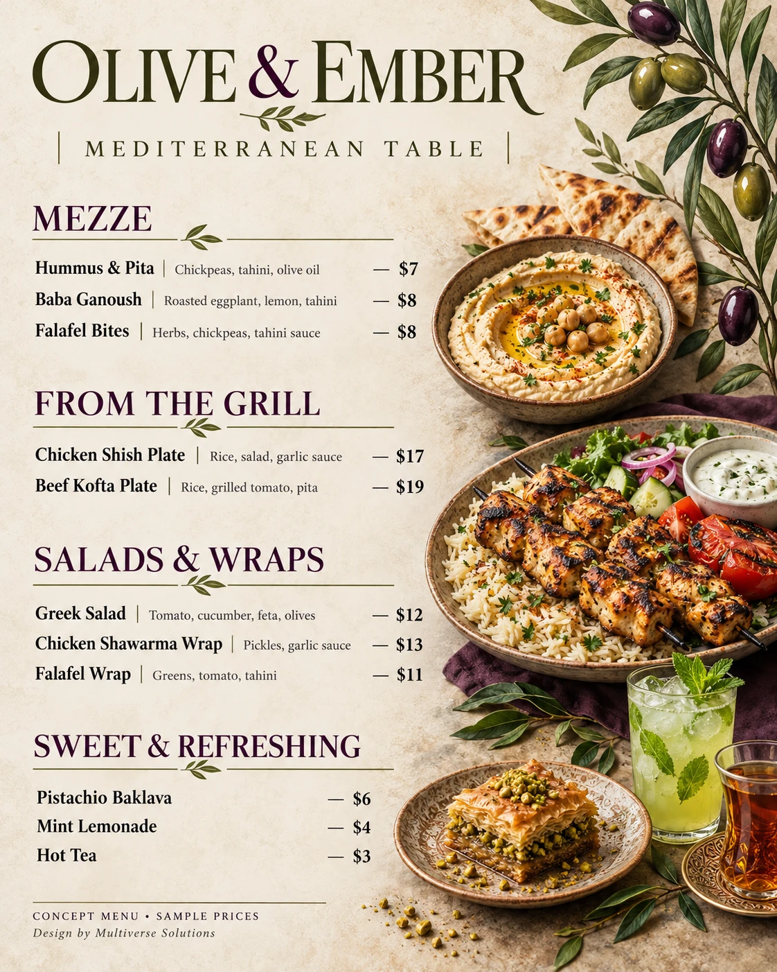 Olive & Ember · Mediterranean