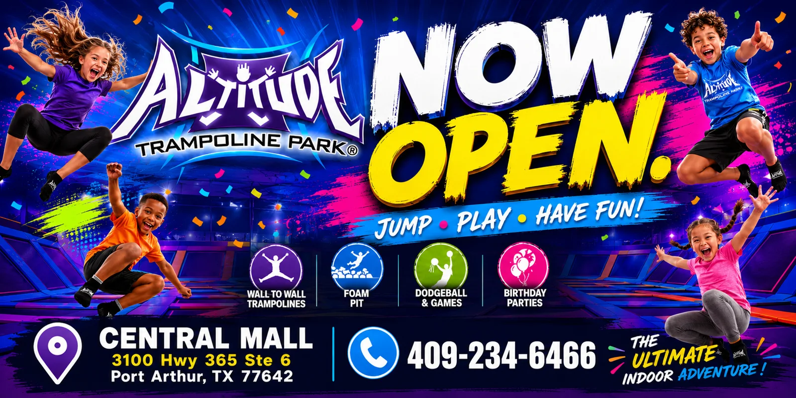 Altitude opening banner
